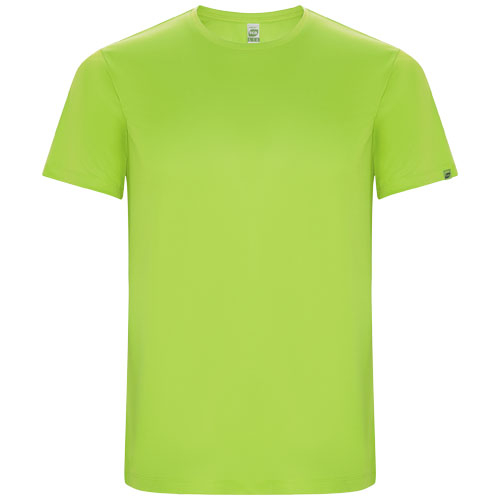 T-shirt publicitaire 135g manches courtes homme Imola Roly vert fluo